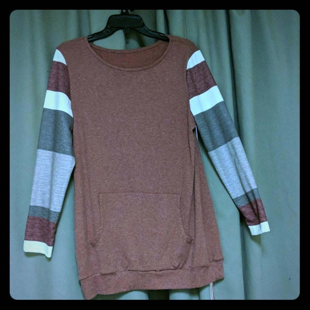 Color block sweatshirt